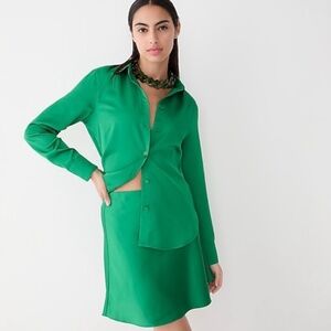 JCrew Satin Coordinated Set